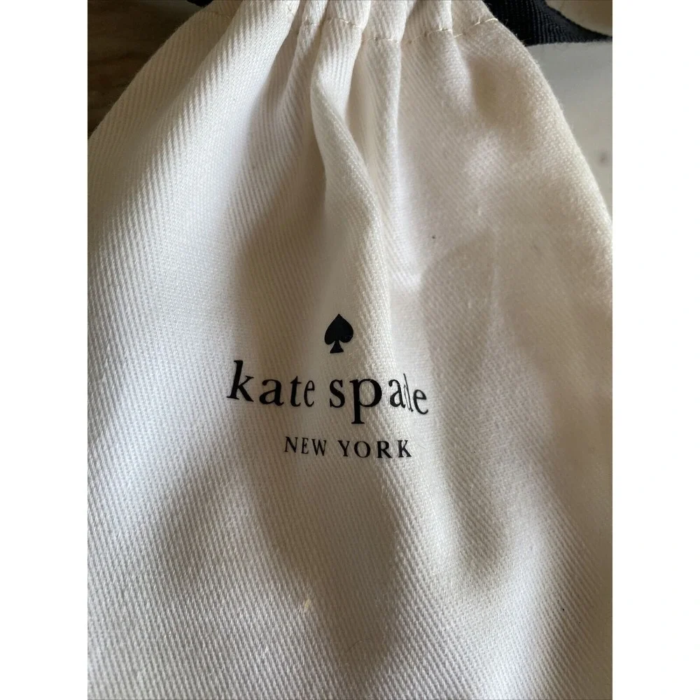 Kate Spade New York Small Drawstring Storage Bag For Jewelry & Accessories White